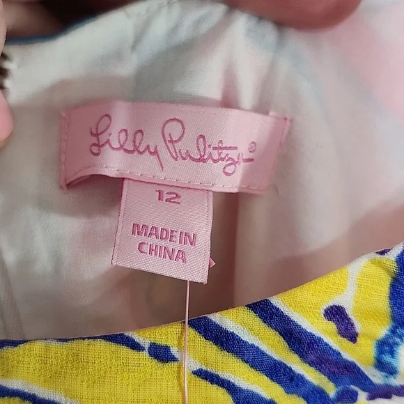 Lilly Pulitzer Ladies Size 12 Iggy Shift Dress Sleeveless Floral Zip Back